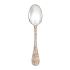 Christofle Jardin d'Eden Partially Gilded Rose Gold Table Spoon in silver-plate on a white background