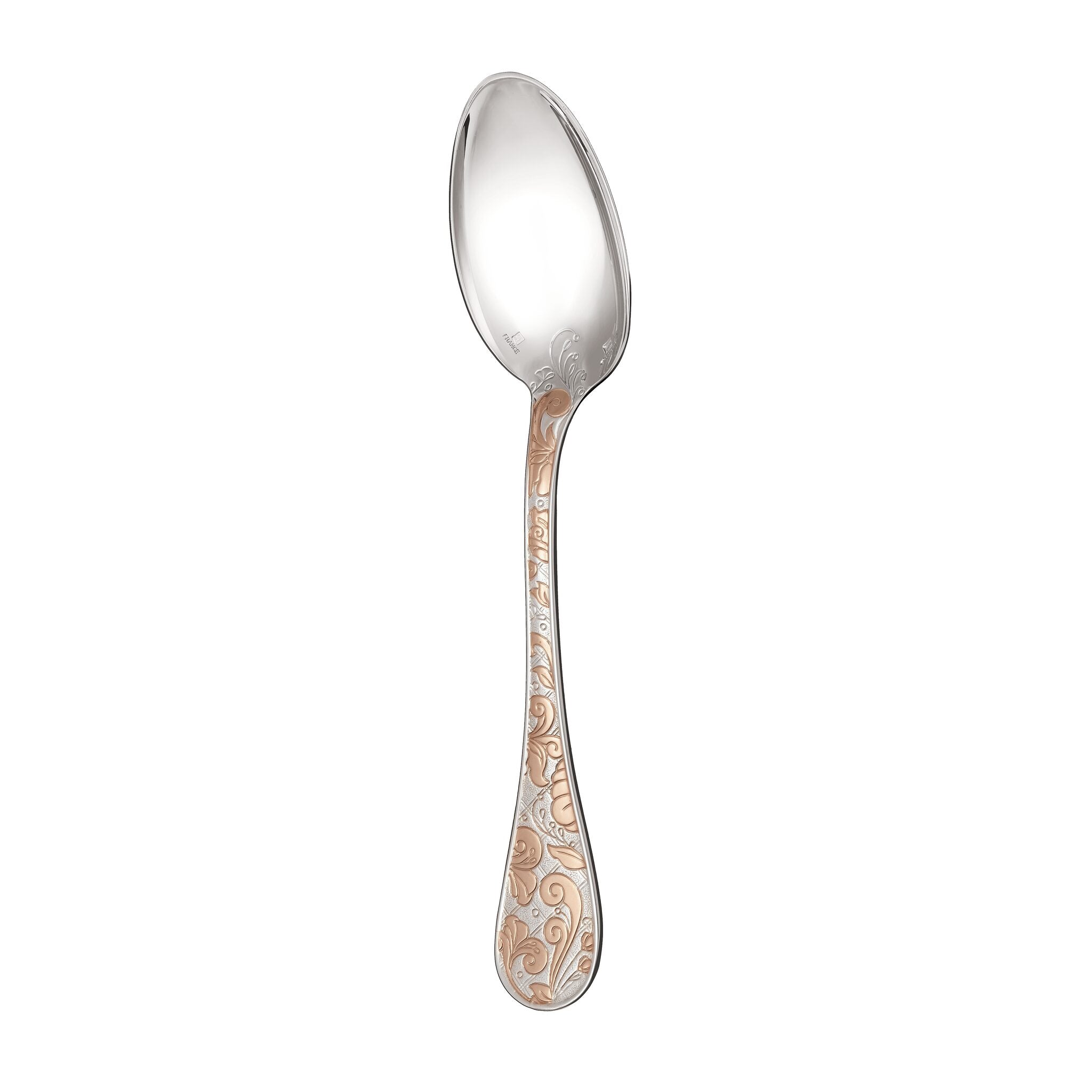 Christofle Jardin d'Eden Partially Gilded Rose Gold Table Spoon — additional view