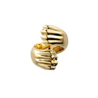 Christofle Patte de Lion 24K Gilded Sterling Silver Cross Ring, view 2