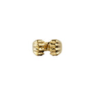 Christofle Patte de Lion 24K Gilded Sterling Silver Open Ring, view 2