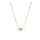 Christofle Patte de Lion 24K Gilded Sterling Silver Small Pendant Necklace, view 2