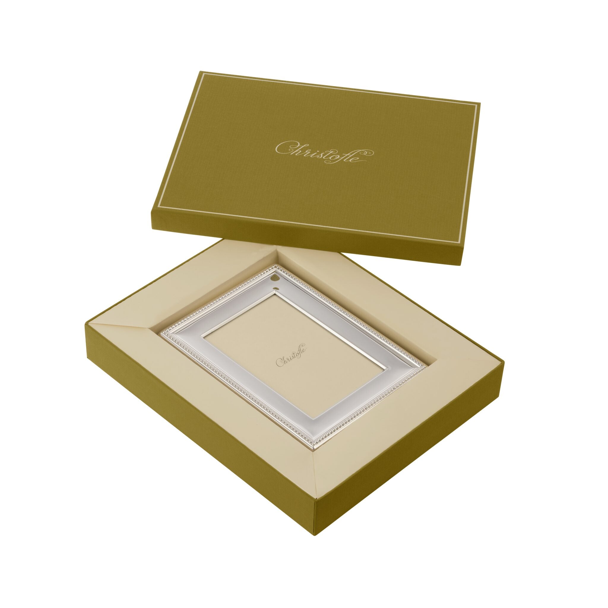 Christofle Perles Silver-Plated Picture Frame - 3.5 X 5 in — additional view