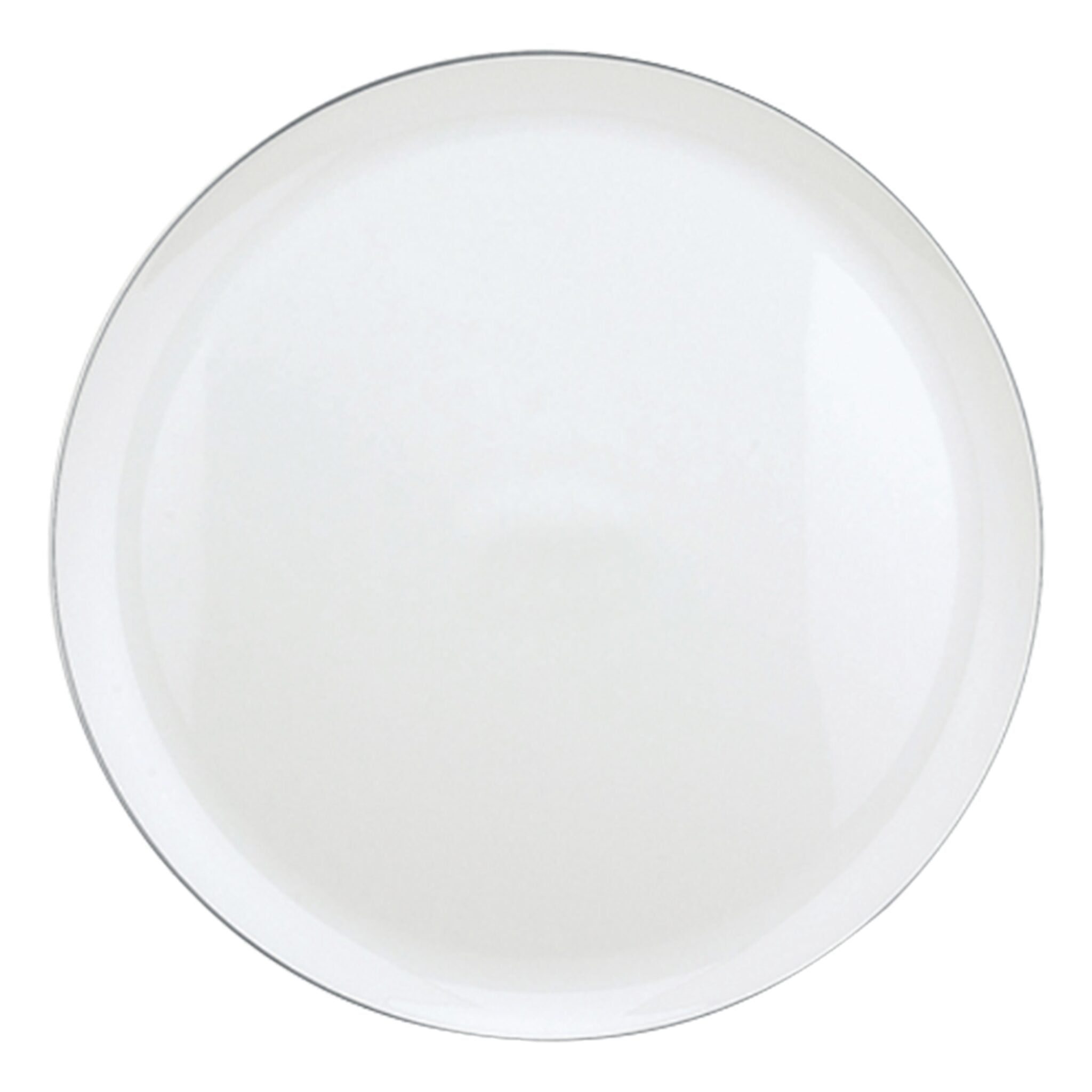 Christofle Albi Porcelain Cake Plate in porcelain on a white background