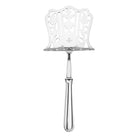 Christofle Albi Silver-Plated Openwork Server in silver-plate on a white background