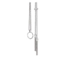 Christofle Pompon Sterling Silver Eyeglass Holder Long Necklace, view 2