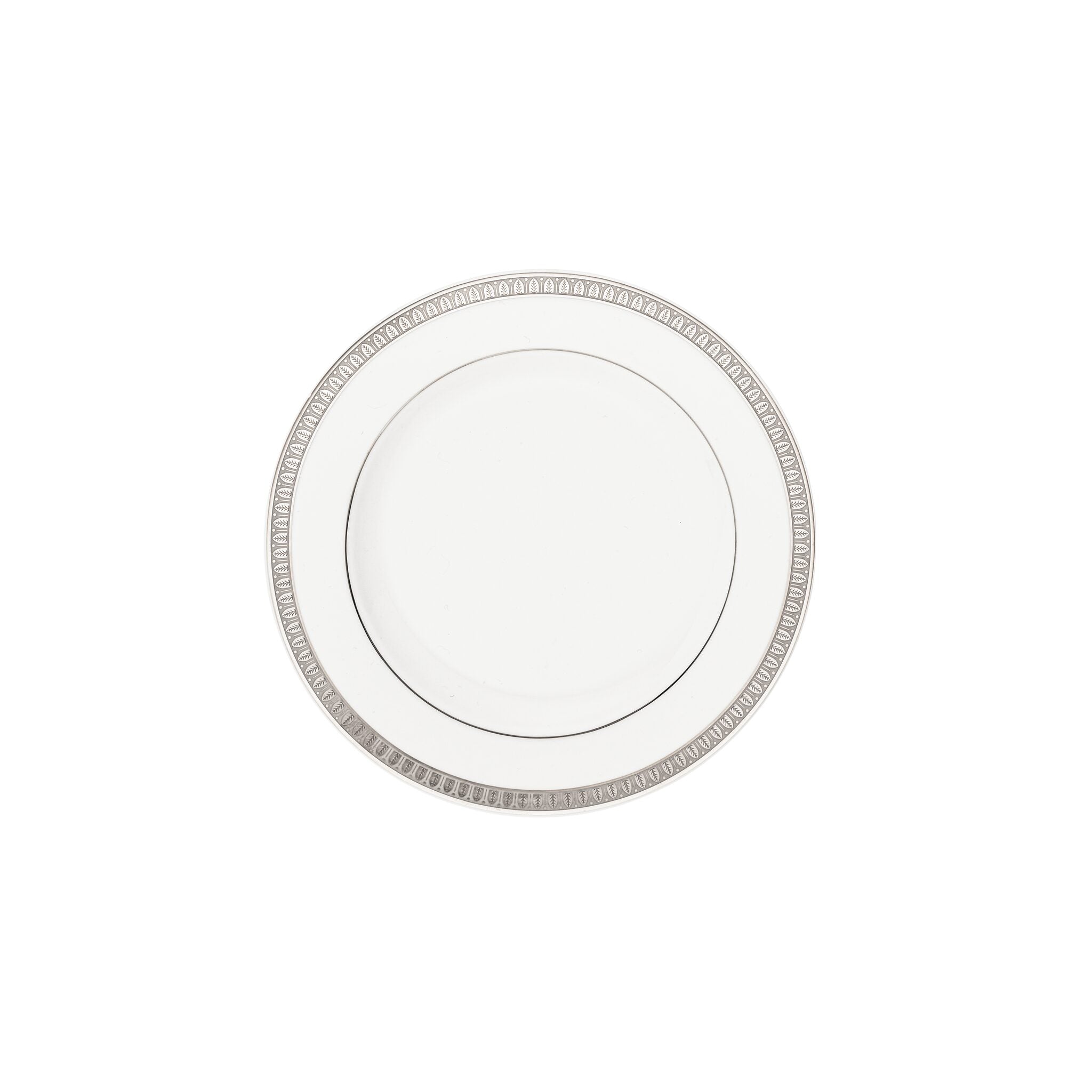 Christofle Malmaison Porcelain Bread Plate in porcelain on a white background