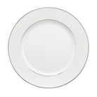 Christofle Albi Porcelain Dessert Plate with Leafing in porcelain on a white background