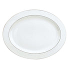 Christofle Albi Porcelain Oval Platter in porcelain on a white background
