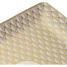 Christofle Malmaison Gold Finish Porcelain Rectangular Tray - 6.7 X 6 in — additional view