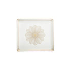 Christofle Malmaison Gold Finish Rectangular Porcelain Tray - 8.7 X 8 in — additional view