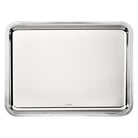 Christofle Albi Silver-Plated Rectangular Tray 17 X 12 in in silver-plate on a white background