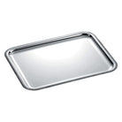 Christofle Malmaison Silver-Plated Rectangular Tray 14 X 11 in in silver-plate on a white background
