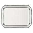 Christofle Malmaison Silver-Plated Tray 10 X 8 in in silver-plate on a white background