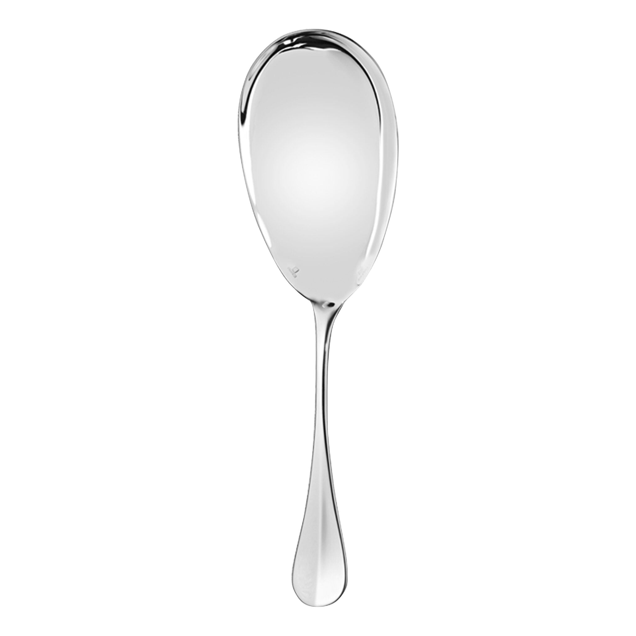 Christofle Fidelio Silver-Plated Serving Ladle in silver-plate on a white background