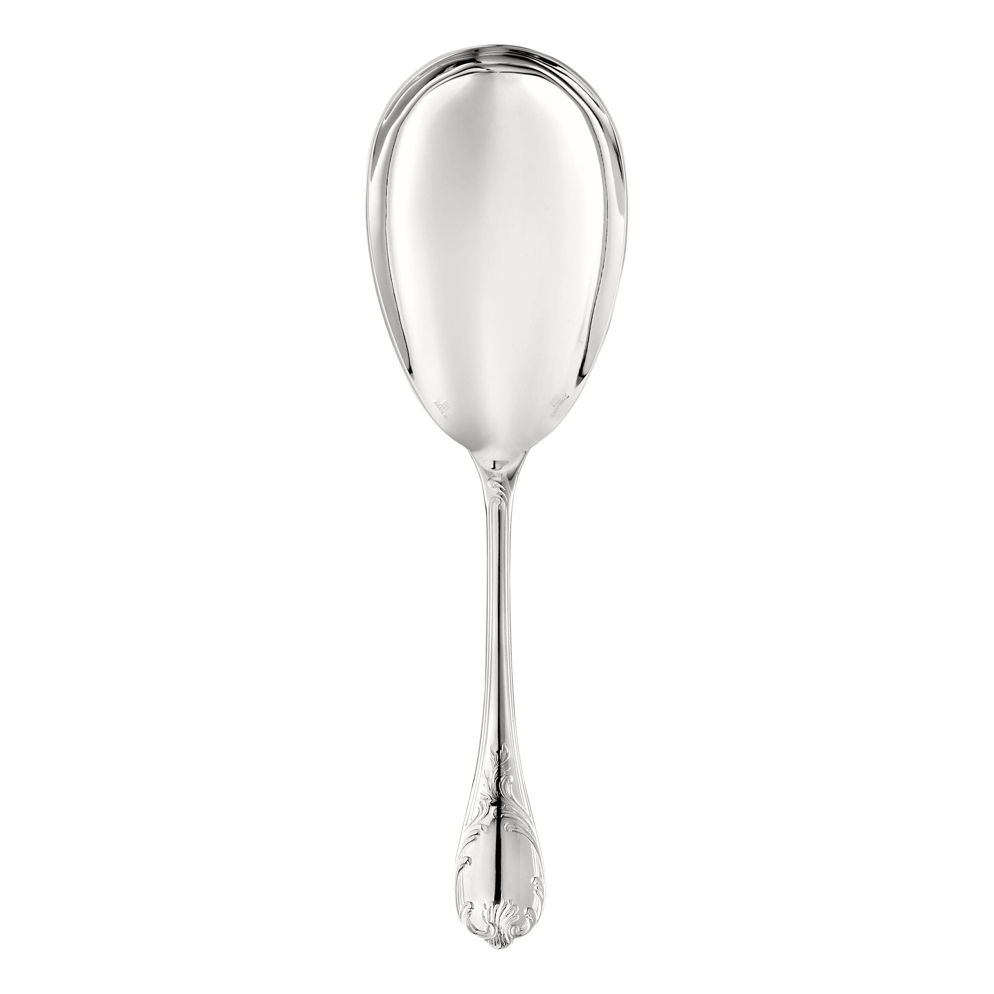 Christofle Marly Silver-Plated Serving Ladle in silver-plate on a white background
