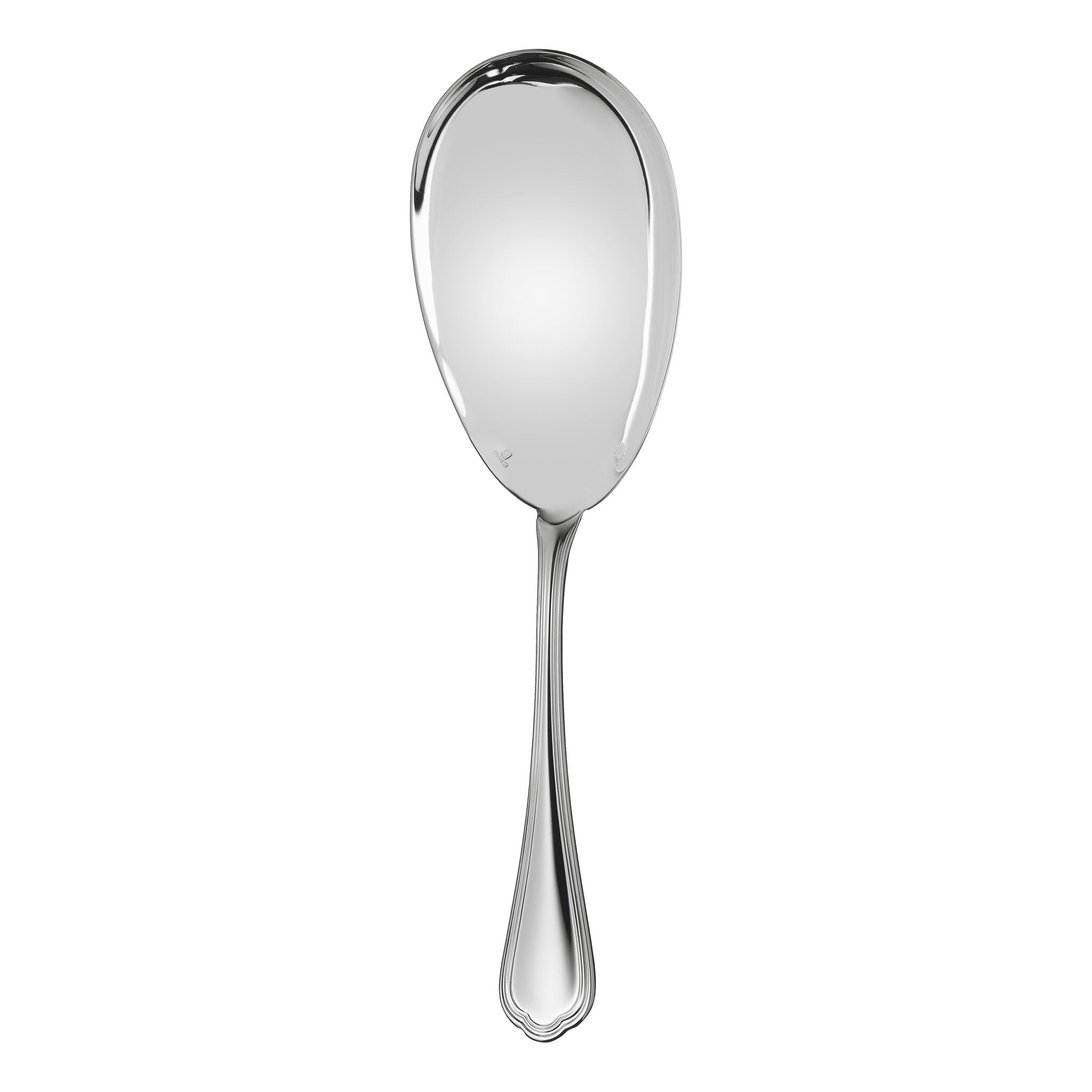 Christofle Spatours Silver-Plated Serving Ladle in silver-plate on a white background