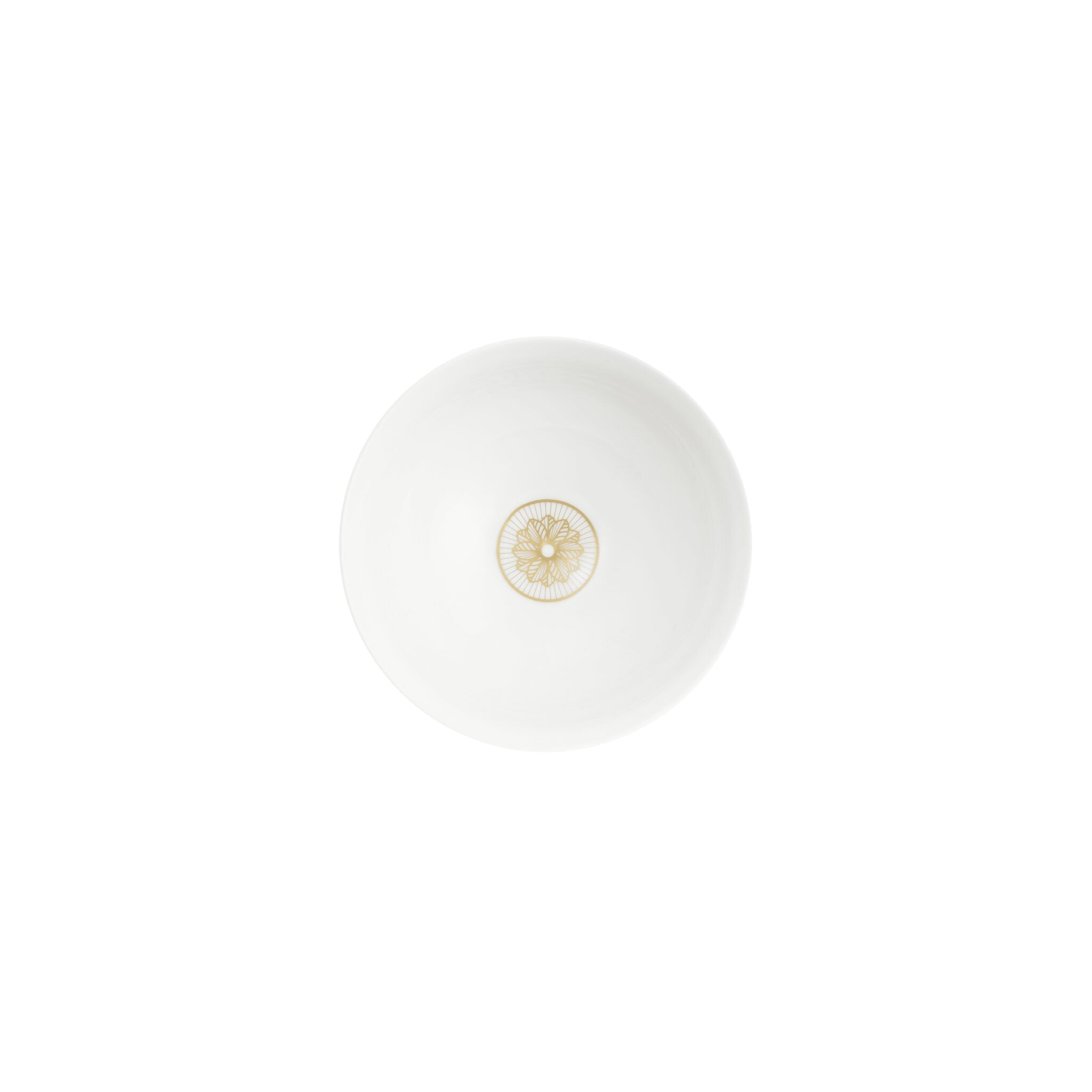 Christofle Porcelain Chinese Rice Bowl Gold Finish — additional view