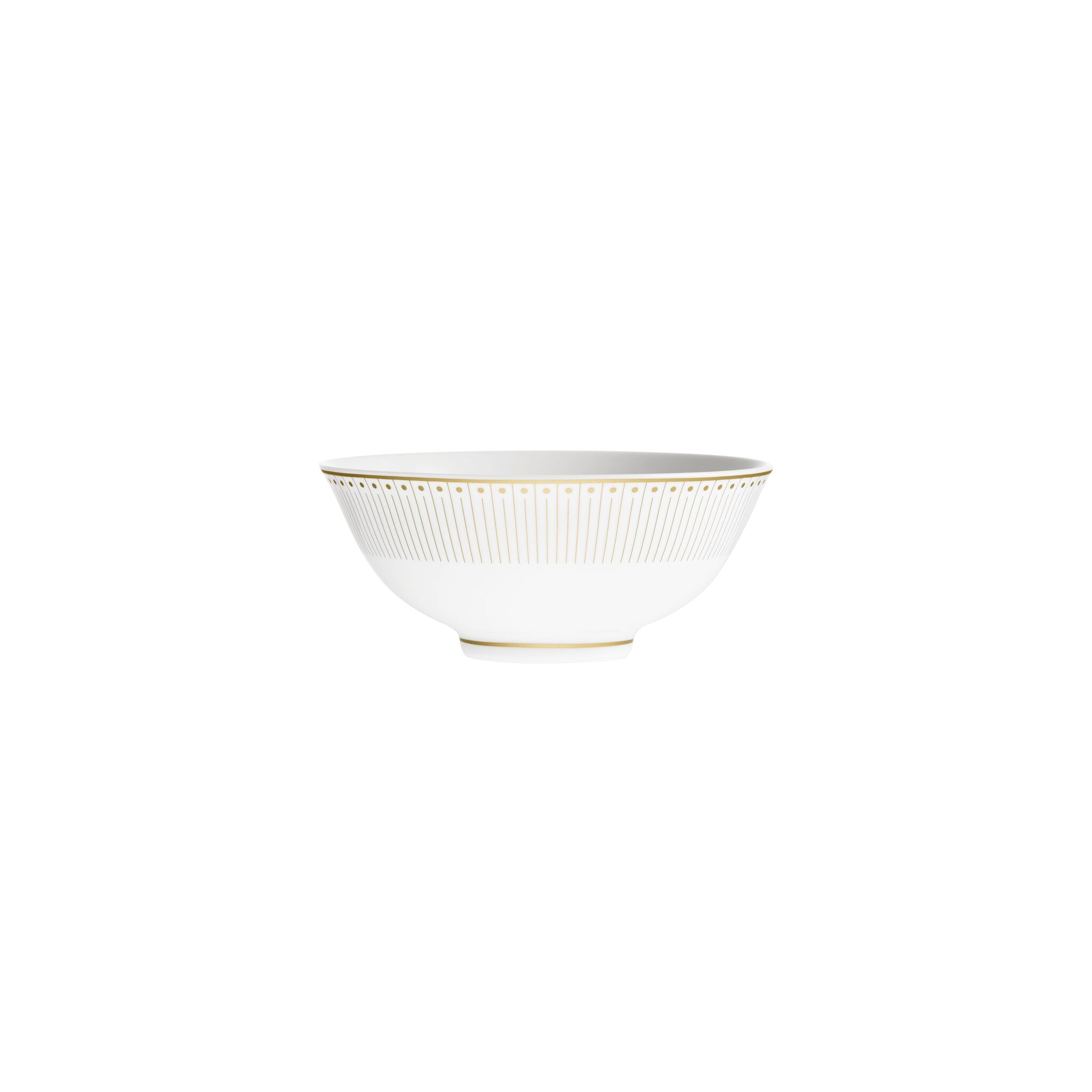 Christofle Porcelain Chinese Rice Bowl Gold Finish — additional view