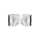 Christofle Rosine Silver-Plated Open Napkin Ring, view 2