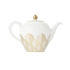 Christofle Malmaison Gold Porcelain Round Teapot - 50 Oz — additional view