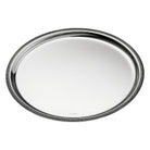 Christofle Malmaison Silver-Plated Round Tray 12 in in silver-plate on a white background