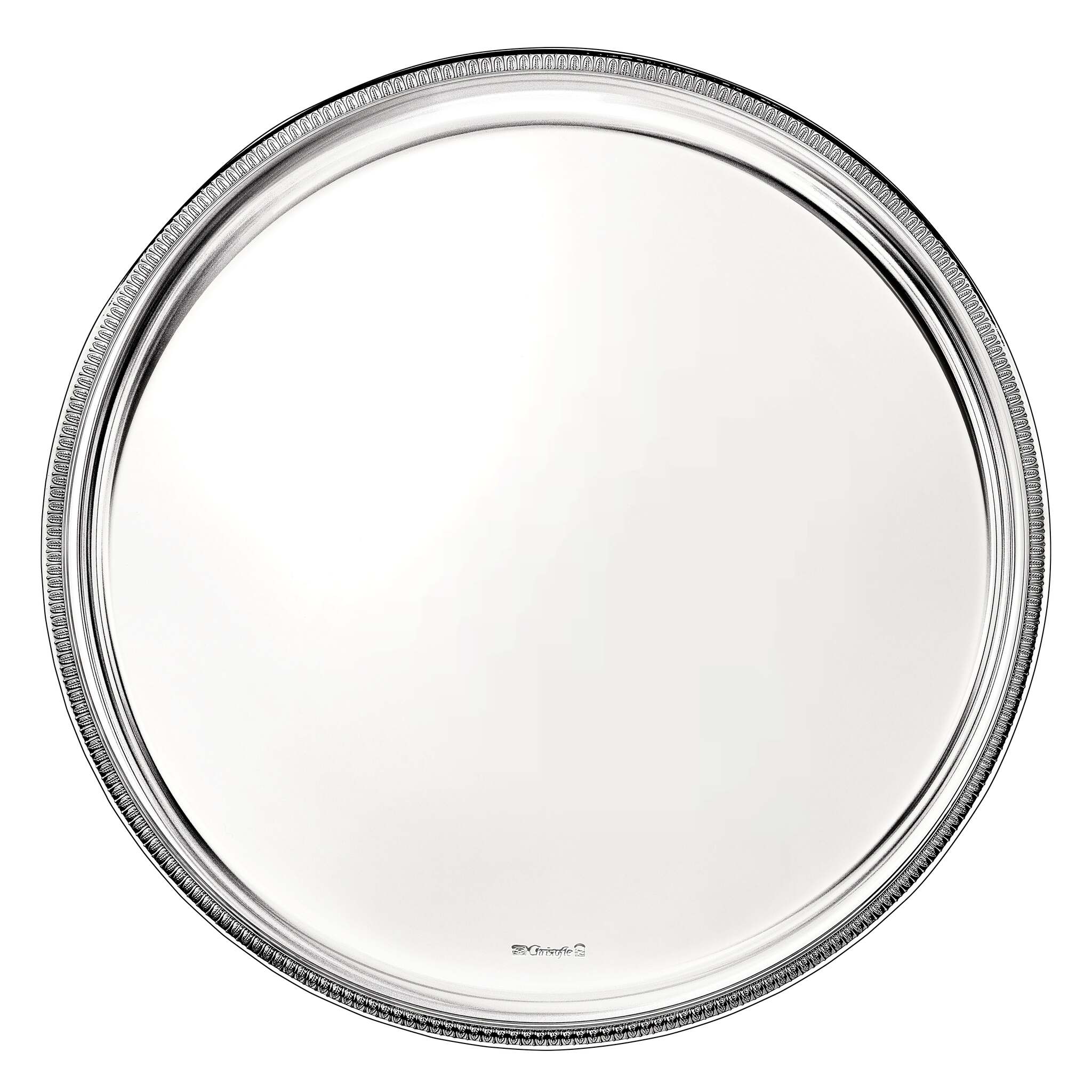 Christofle Malmaison Silver-Plated Round Tray 15 in — additional view