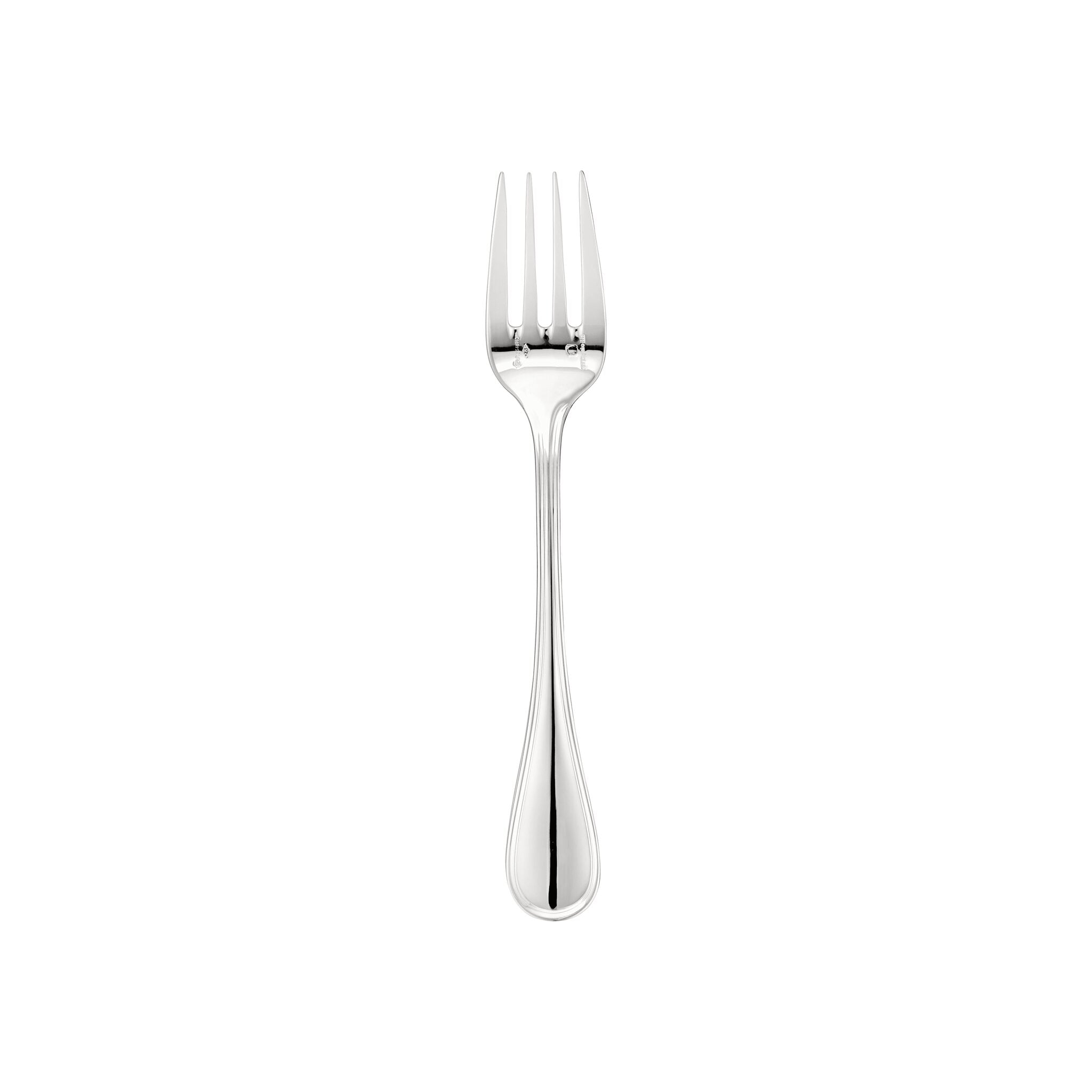 Christofle Albi Sterling Silver Salad Fork in sterling silver on a white background