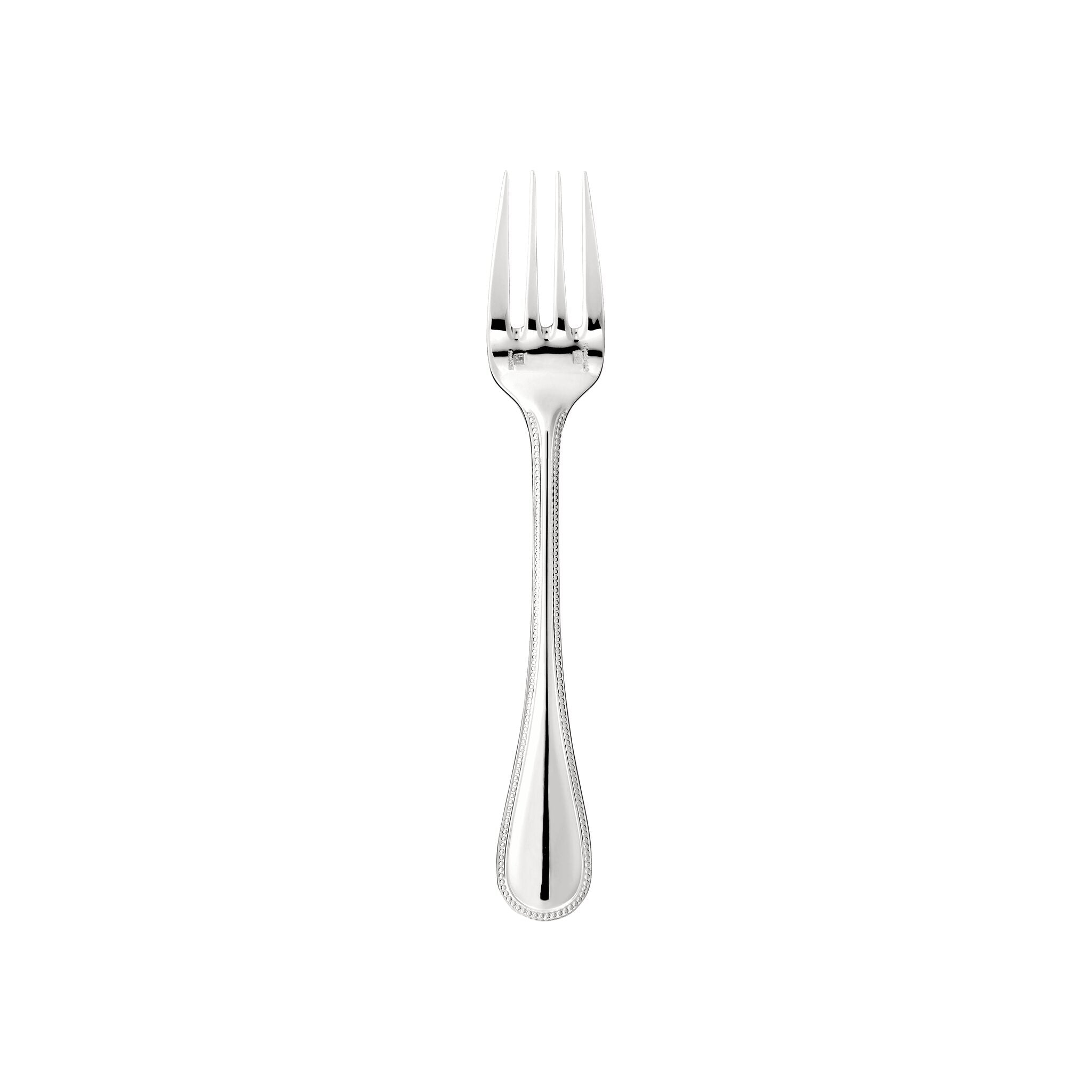 Christofle Perles Silver-Plated Salad Fork — additional view