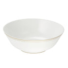 Christofle Malmaison Gold Finish Porcelain Salad Serving Bowl — additional view