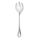 Christofle Rubans Silver-Plated Salad Serving Fork in silver-plate on a white background