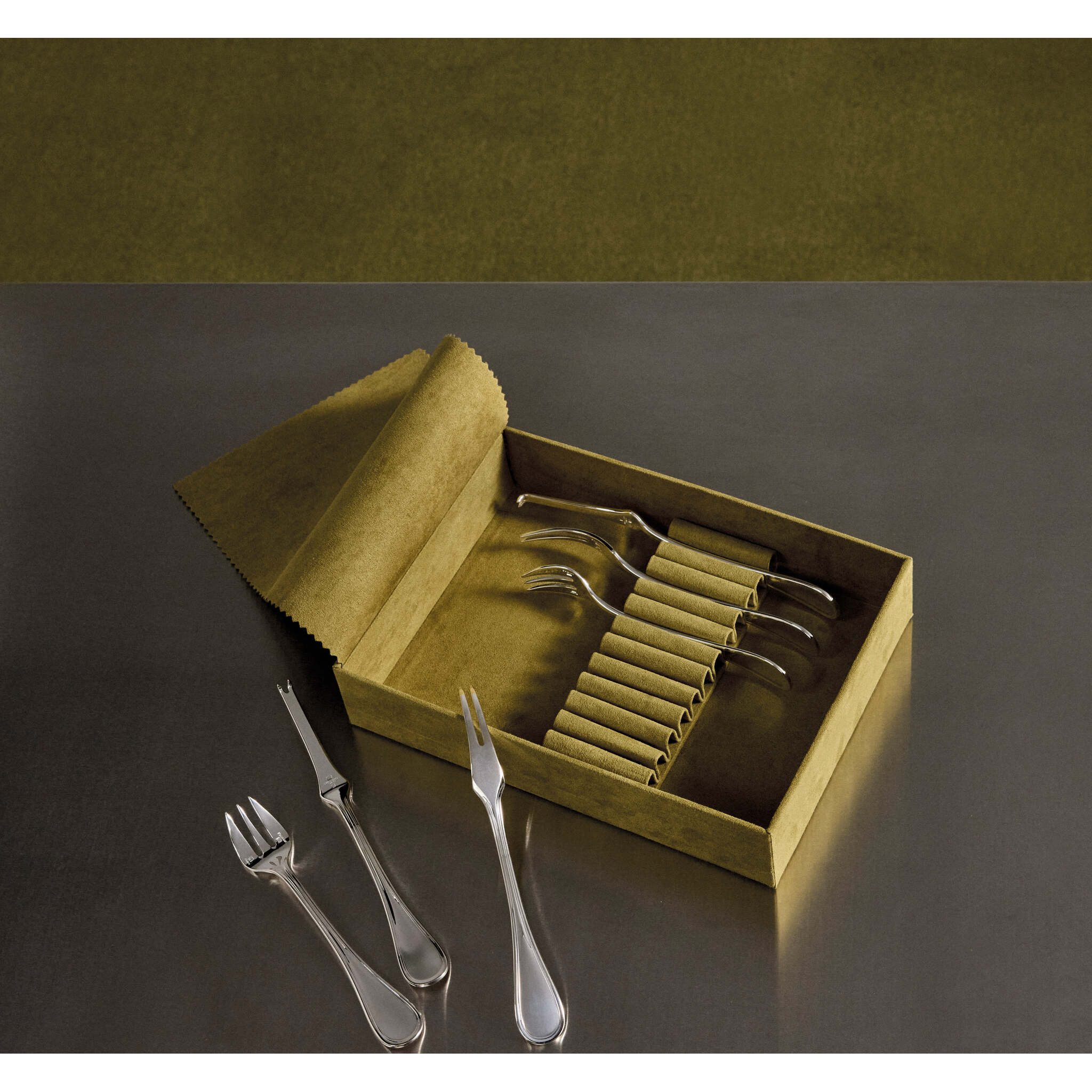 Christofle Albi Silver-Plated 6-Piece Seafood Duo Set — additional view