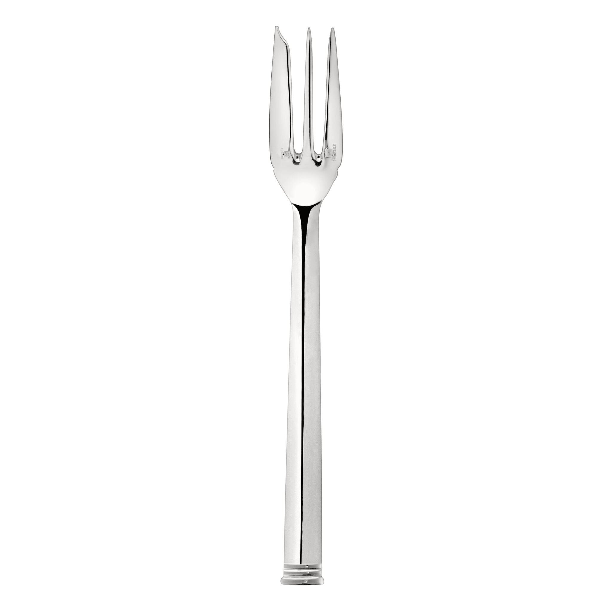 Christofle Commodore Silver-Plated Serving Fork in silver-plate on a white background