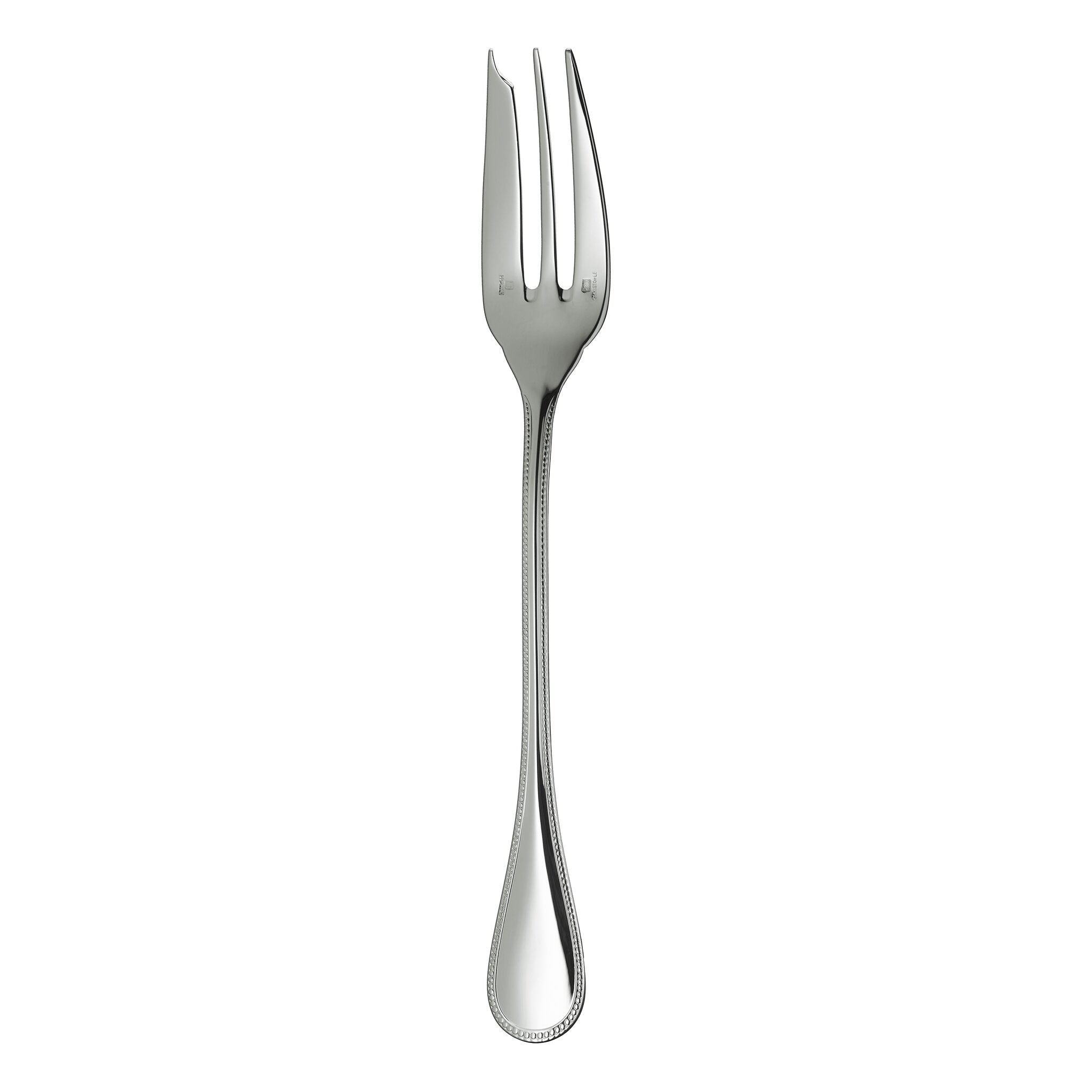 Christofle Perles Silver-Plated Serving Fork — additional view