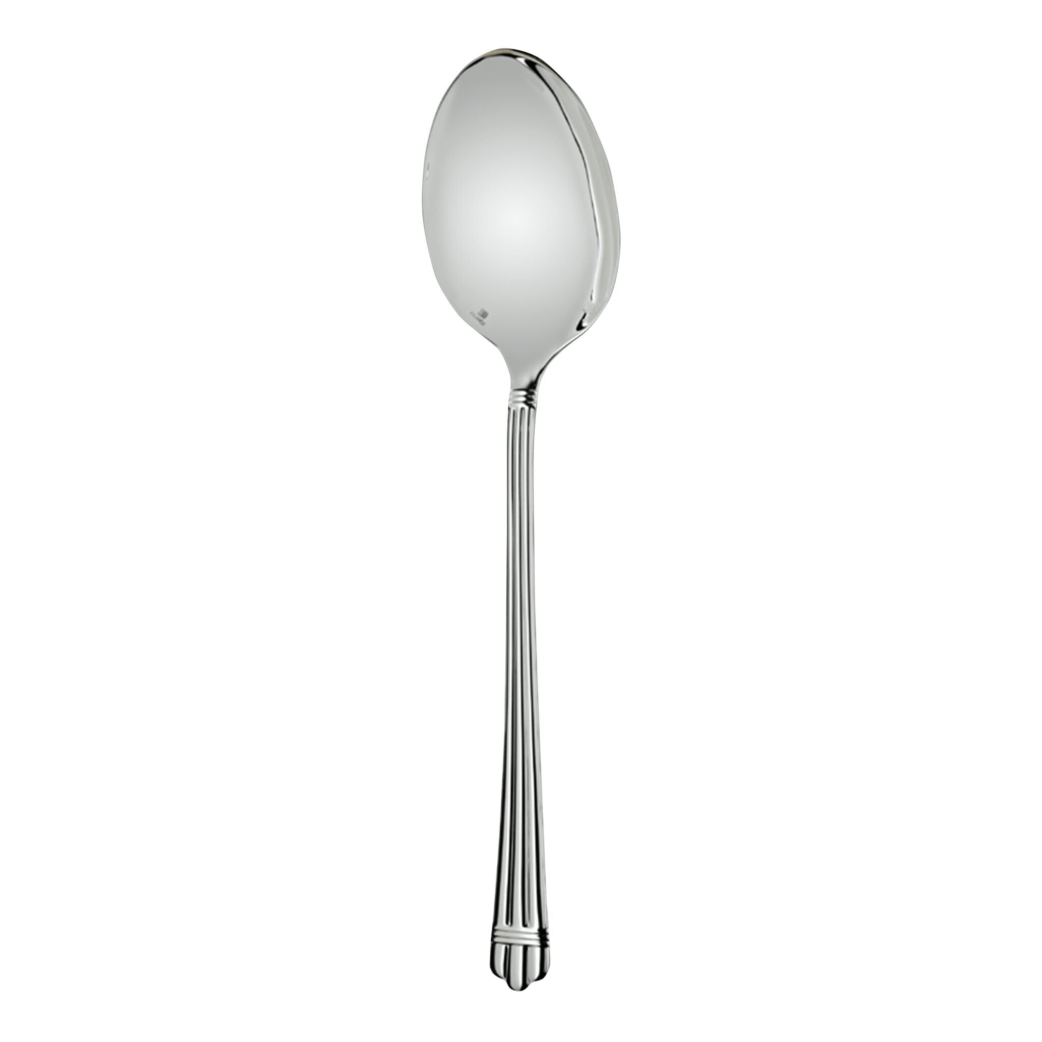 Christofle Aria Silver-Plated Serving Spoon in silver-plate on a white background