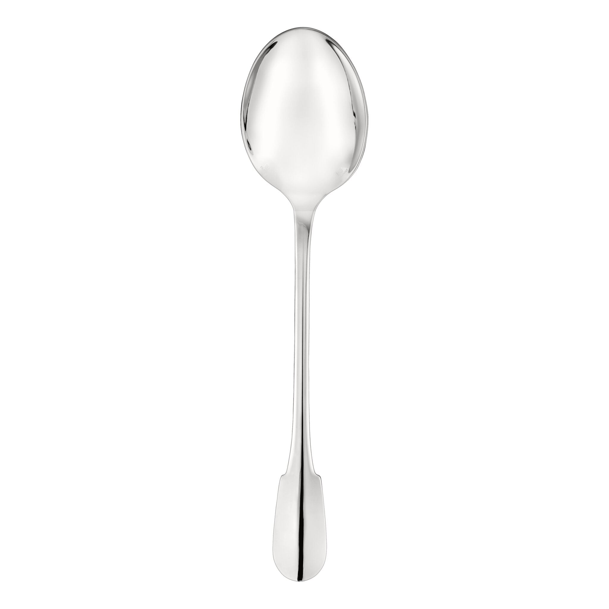 Christofle Silver-Plated Serving Spoon in silver-plate on a white background