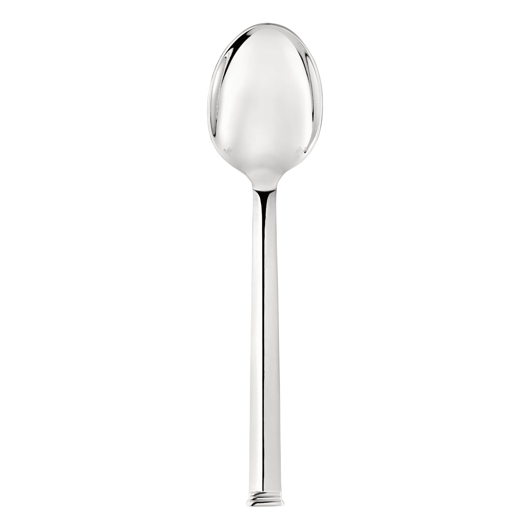 Christofle Commodore Silver-Plated Serving Spoon in silver-plate on a white background