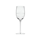 Christofle Perles Crystal Stemmed Water Glass Set of 2 on a white background
