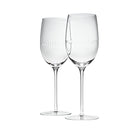 Christofle Perles Crystal Stemmed Water Glass Set of 2, view 2