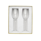 Christofle Perles Crystal Stemmed Water Glass Set of 2, view 6