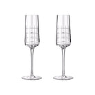 Christofle Graphik Crystal Champagne Flute Set — additional view
