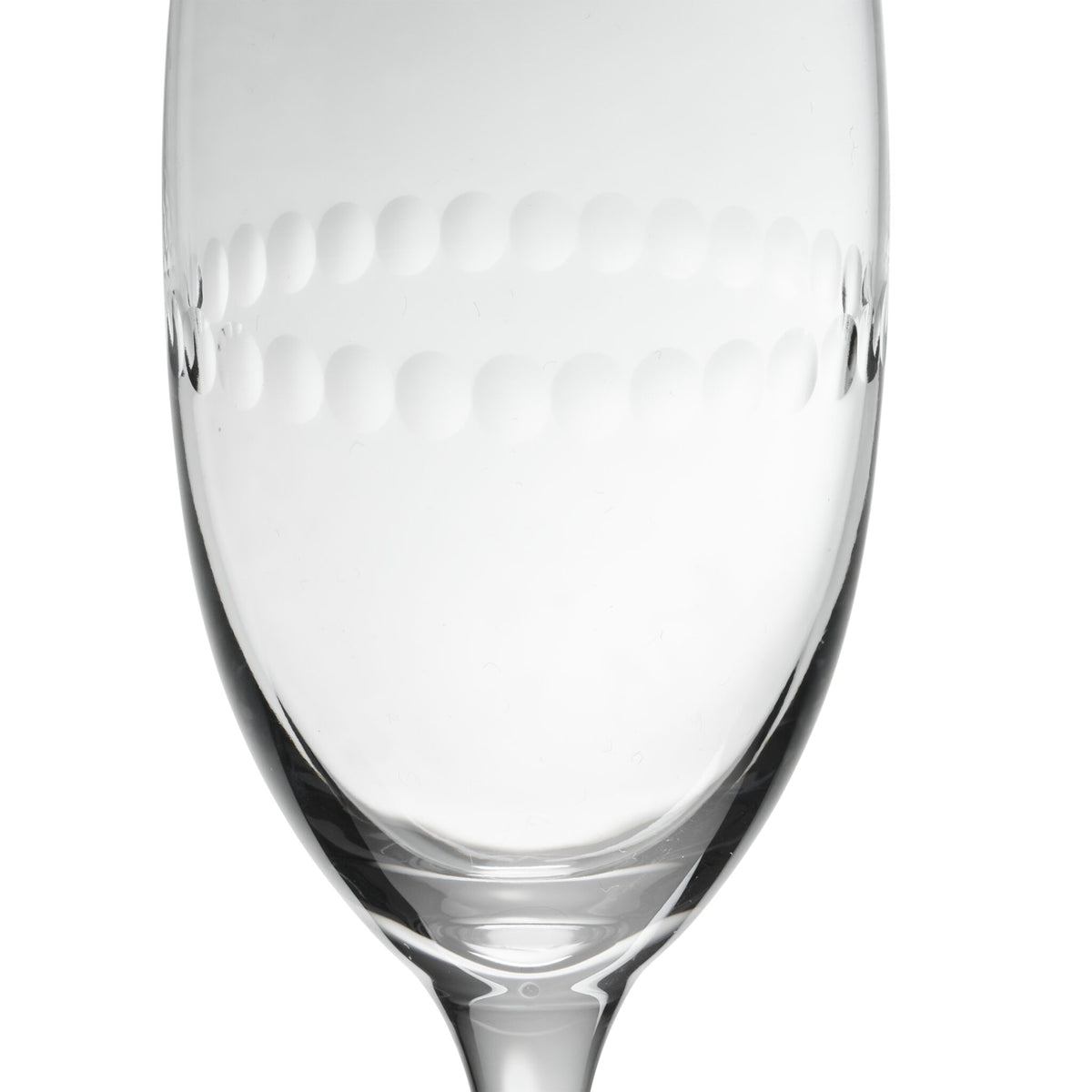 Christofle Perles Crystal Champagne Flute Set of 2, view 2