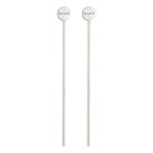 Christofle Uni Two Silver-Plated Mixers in silver-plate on a white background