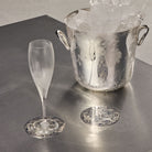 Christofle Stainless Steel Glass Coaster Set — additional view