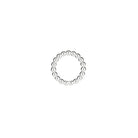 Christofle Perles Silver-Plated Napkin Ring Set in silver-plate on a white background