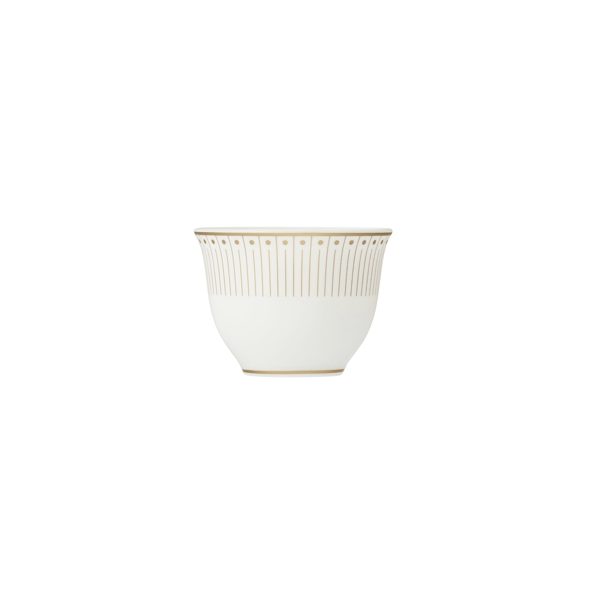 Christofle Malmaison Gold Finish Porcelain Tea & Coffee Cup Set — additional view