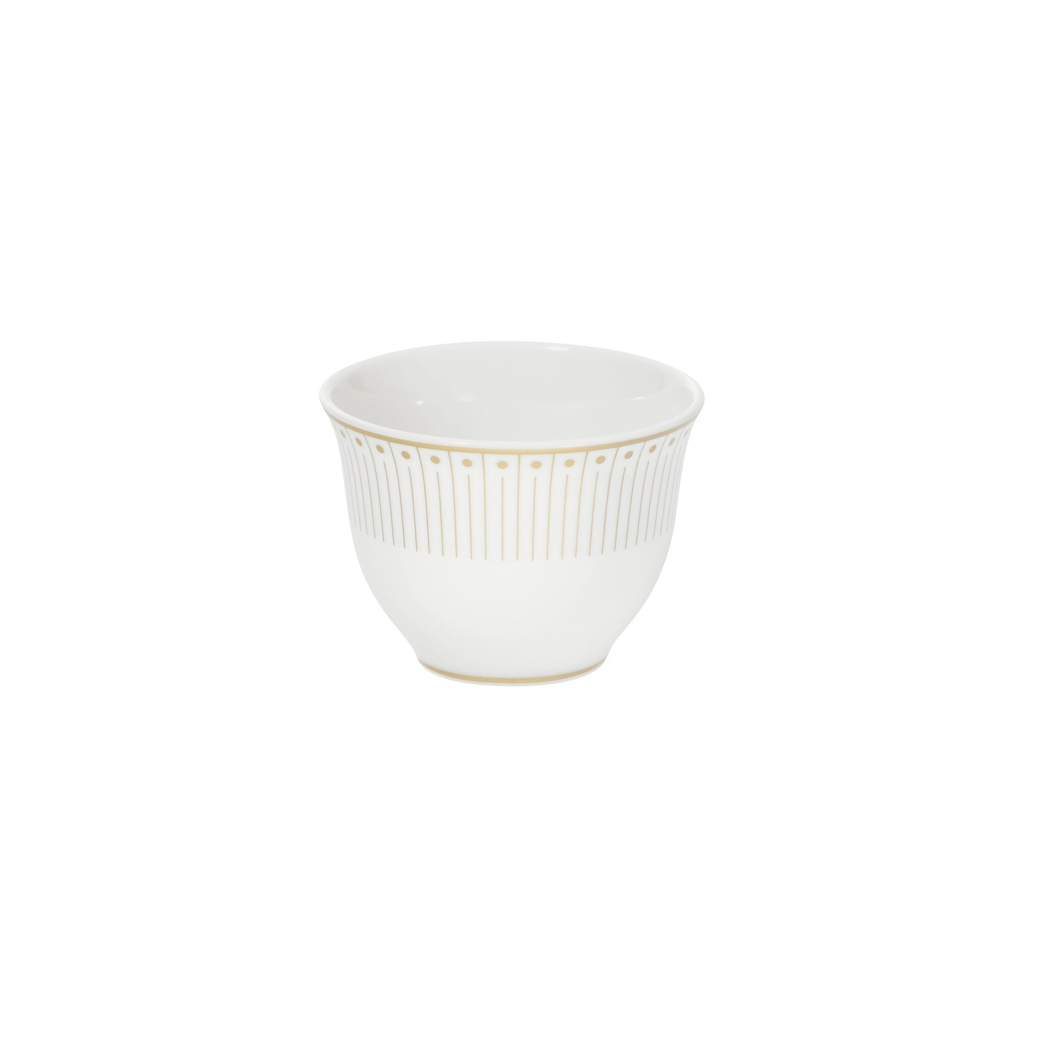 Christofle Malmaison Gold Finish Porcelain Tea & Coffee Cup Set — additional view