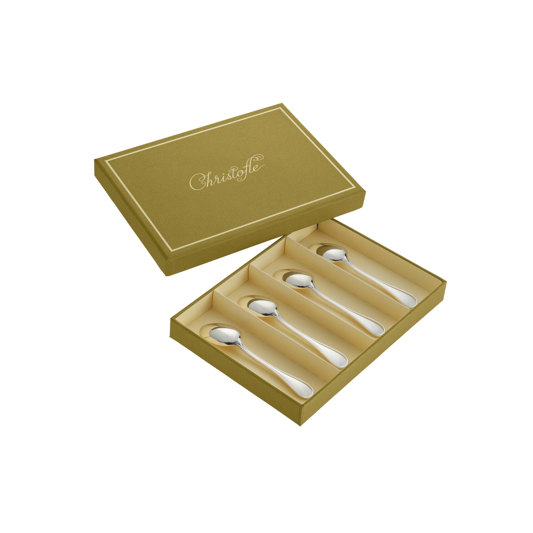 Christofle Albi Silver-Plated Espresso Spoons - Set of 4 — additional view