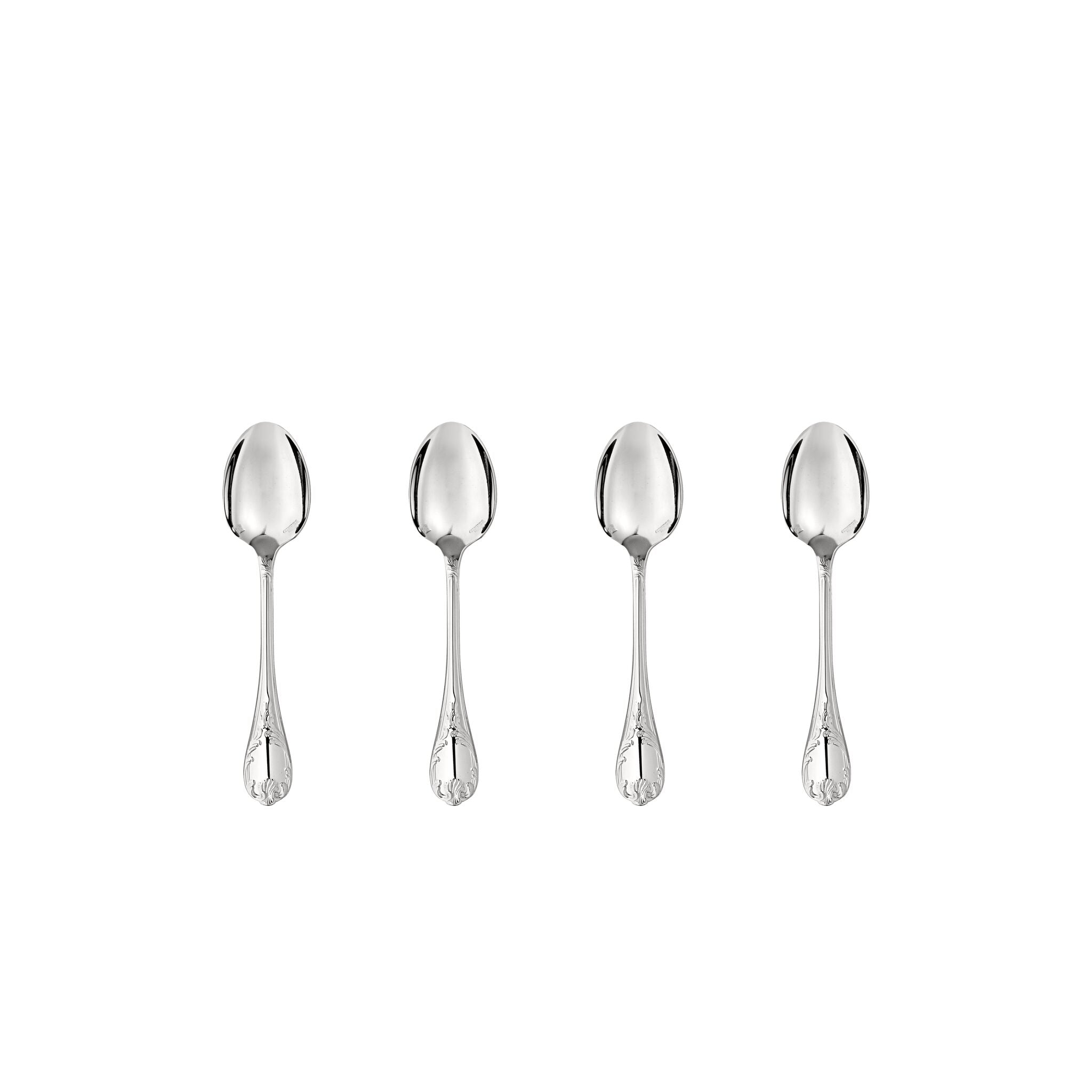 Christofle Marly Set of 4 Silver Plated Espresso Spoons — additional view