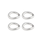 Christofle Vertigo Silver-Plated Set of 4 Knife/Chopstick Rests in silver-plate on a white background