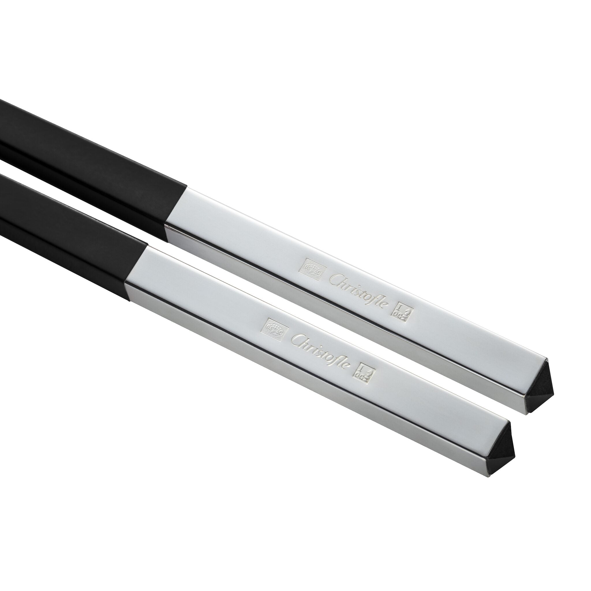 Christofle Black Chinese Chopsticks and Vertigo Chopsticks Rest — additional view